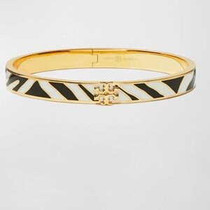NWOT Tory Burch Gold and Black Bangle
